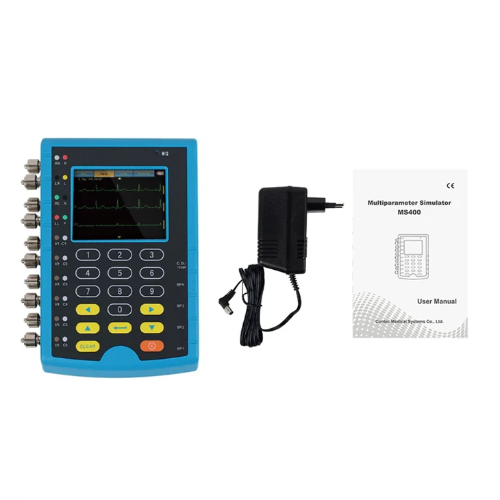 CONTEC ECG Simulator Multi-Parameter ECG Patient Simulator MS400