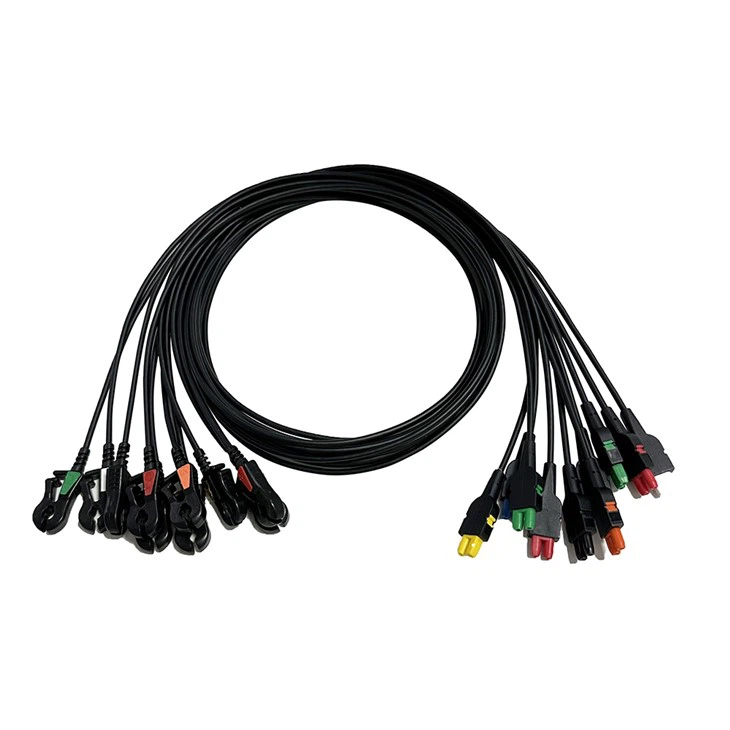 GE IVY 3150 Radiotransluent Safety Leadwires ECG