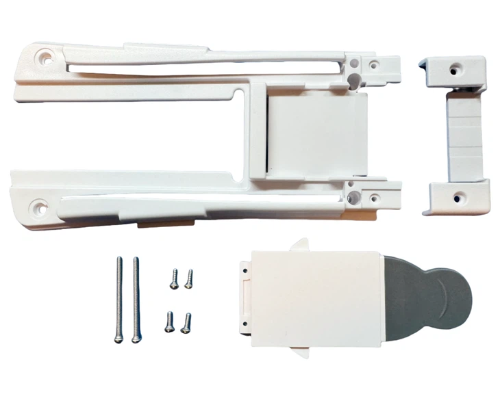 GE stiprinājuma sliedes un velciet cilni ar skrūvēm, kas der PDM modulim 2031069-004