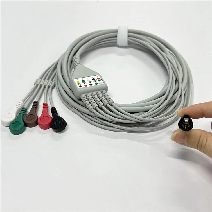 Welch Allyn 9pin Compatible Direct-Connect ECG Cable